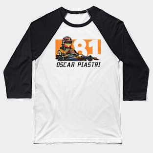 Oscar Piastri 81 Baseball T-Shirt